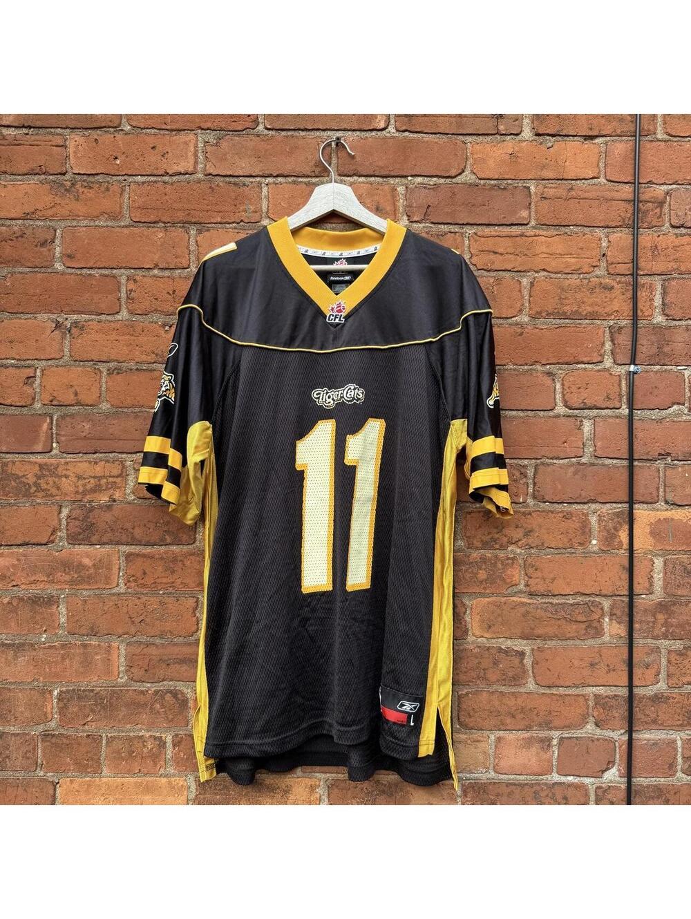 Vintage Hamilton tiger cats Jason Maas CFL Reebok jersey L